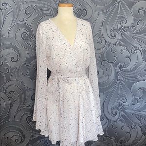 NWOT Bohemian Style Dress w/ Bell Sleeves